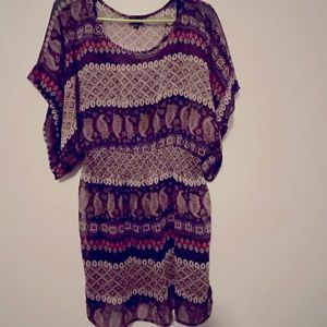 Rue 21 dress with black long cami underneath